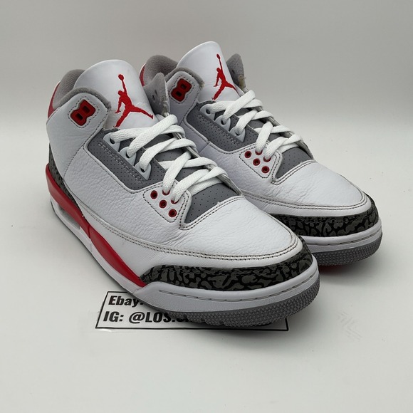Size 7.5 - Jordan 3 Retro Mid Fire Red (DN3707-160) - Picture 4 of 8